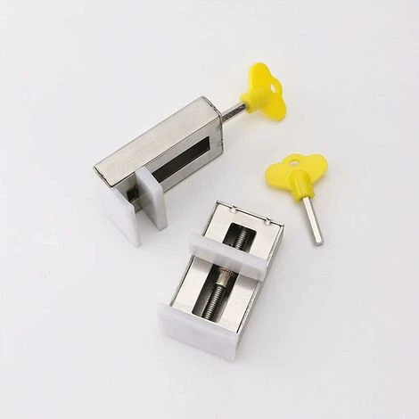 2 Packs Verrou Cale Fenêtre Coulissante Avec Clé Limiteur Cadre Porte Coulissante Réglable En Alliage D'aluminium Sécurité Antivol Pour Sécurité Enfants Pour L'école Dortoir Bureau Domicile-Triomphe 5 2 Packs Verrou Cale Fenêtre Coulissante Avec Clé Limiteur Cadre Porte Coulissante Réglable En Alliage D'aluminium Sécurité Antivol Pour Sécurité Enfants Pour L'école Dortoir Bureau Domicile-Triomphe – Image 5
