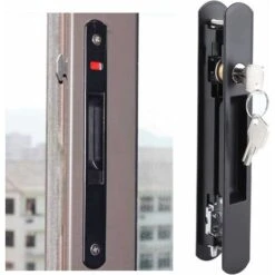 Verrou De Porte- Porte Coulissante Fenêtre Crochet Serrure Porte Mobile Moderne Simple Double Face Serrure Pour La Maison,Starlight 8 Verrou De Porte- Porte Coulissante Fenêtre Crochet Serrure Porte Mobile Moderne Simple Double Face Serrure Pour La Maison,Starlight -Rapid Soldes Boutique 54168834 4