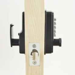 Verrou De Porte à Code Numérique Chromé Résistant Aux Intempéries - Bouton De Verrouillage à Combinaison Serrure De Porte à Combinaison Mécanique étanche Noir-Macaron -Rapid Soldes Boutique 54892563 5