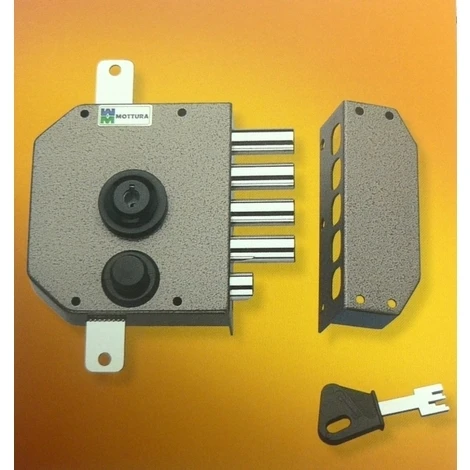 Serrure Sécurisée 3 Points MOTTURA 30.630 Avec OU Sans Barres (marron, Droit - Avec Jeu De Tringles) 1 Serrure Sécurisée 3 Points MOTTURA 30.630 Avec OU Sans Barres (marron, Droit - Avec Jeu De Tringles)