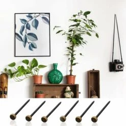 60 PCS Clous De Suspension,T-Audace Cintres Photo Clous Cintres Clous De Cadre Photo Picture Pins Avec Boîte De Rangement En Plastique 9 60 PCS Clous De Suspension,T-Audace Cintres Photo Clous Cintres Clous De Cadre Photo Picture Pins Avec Boîte De Rangement En Plastique -Rapid Soldes Boutique 58166529 5