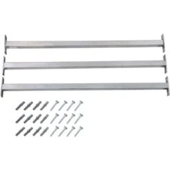 INLIFE Barres De Fen¨ºtre R¨glables De S¨curit¨ 3 Pcs 710-1200 Mm