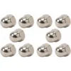 10x Ecrou Borgne Hexagonal Acier Inoxydable A2 DIN 1587, M10x18mm