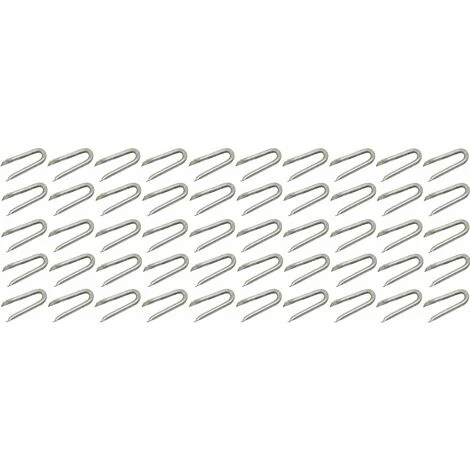 50x Clou Pour Cloture 3,5x35 Acier Galvanisé Crampillon DIN 1159 Grillage Jardin Crampon Fixation U Pointe Bois Poteau Piquet Fil Filet Support Attache 1 50x Clou Pour Cloture 3,5x35 Acier Galvanisé Crampillon DIN 1159 Grillage Jardin Crampon Fixation U Pointe Bois Poteau Piquet Fil Filet Support Attache