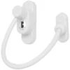 1pc Fenêtre Entrebâilleur De Porte Verrouillage Porte Coulissante Bébé Sécurité Enfant Verrou De Sécurité Câble Catch Fils Avec Clé En Acier Inoxydable Pour Garage Placard Fenêtre Chambre，blanche，Lila