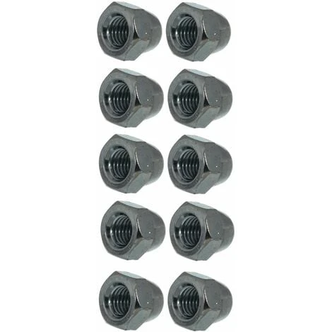 10x Ecrou Borgne Hexagonal M6 Acier Zingué DIN 1587 1 10x Ecrou Borgne Hexagonal M6 Acier Zingué DIN 1587