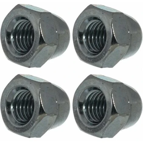 4x Ecrou Borgne Hexagonal M16 Acier Zingué DIN 1587 1 4x Ecrou Borgne Hexagonal M16 Acier Zingué DIN 1587