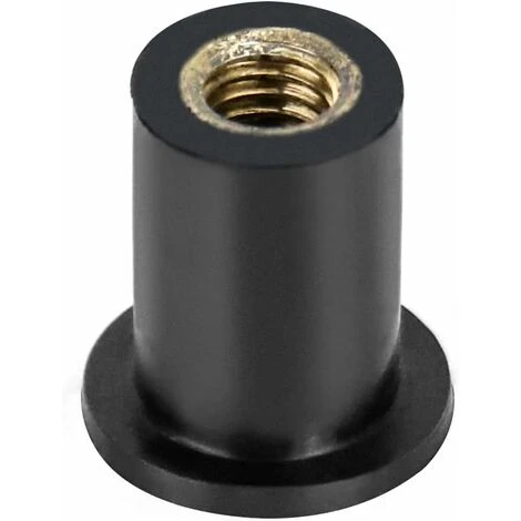 Écrous De Puits En Caoutchouc, 25 Pièces D'écrous D'expansion à Insert En Laiton M5-BDD 5 Écrous De Puits En Caoutchouc, 25 Pièces D'écrous D'expansion à Insert En Laiton M5-BDD – Image 5