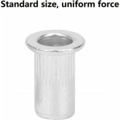 100Pcs Ecrou A Sertir M5, Écrou à Sertir Aluminium, Écrou à Rivet Fileté à Tête Plate, Rivet Nuts M5 De Écrou D'Insertion Pour Automobiles, Meubles -Rapid Soldes Boutique 65644799 4