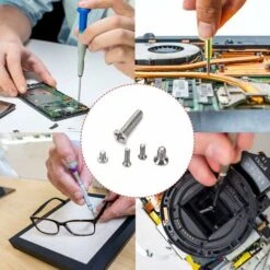 500 Pièces Kit De Vis De Réparation Minuscule Micro, M1.2 M1.4 M2 Micro Vis De Réparation, Kit D'Assortiment De Petites Vis En Acier Inoxydable Avec Tournevis, Argent 9 500 Pièces Kit De Vis De Réparation Minuscule Micro, M1.2 M1.4 M2 Micro Vis De Réparation, Kit D'Assortiment De Petites Vis En Acier Inoxydable Avec Tournevis, Argent -Rapid Soldes Boutique 66578917 5