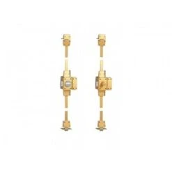 15100451HB3 Verrou 3 Points à Bouton - Cylindre 45 Mm - Droite