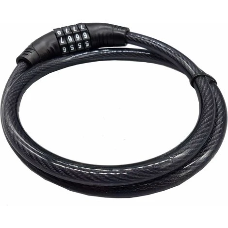 Déstockage Cadenas à Combinaison De Vélo 65 Cm, Câble En Acier Gainé, Cadenas à Numéros De Vélo 2 Déstockage Cadenas à Combinaison De Vélo 65 Cm, Câble En Acier Gainé, Cadenas à Numéros De Vélo – Image 2