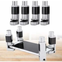 Déstockage 4PCS Universal Mobile Clip D'écran De Téléphone, Pince écran De Montage, Outil De Réparation De Pince De Montage En Alliage D'aluminium, Pince Universelle Pour Téléphone Mobile -Rapid Soldes Boutique 69253252 5
