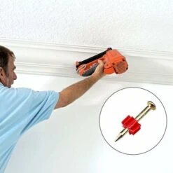 90 Pcs Clous De Ciment Clous De Maçonnerie Anti-Corrosion Clous De Maçonnerie Pour Plaque D'acier,Béton,Planche De Bois,Bricolage Et Entretien Domestique (30 Mm) -Rapid Soldes Boutique 70394013 3