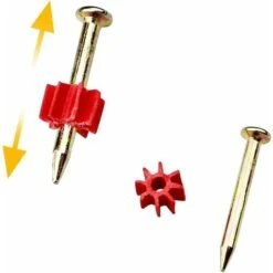 90 Pcs Clous De Ciment Clous De Maçonnerie Anti-Corrosion Clous De Maçonnerie Pour Plaque D'acier,Béton,Planche De Bois,Bricolage Et Entretien Domestique (30 Mm) -Rapid Soldes Boutique 70394013 5