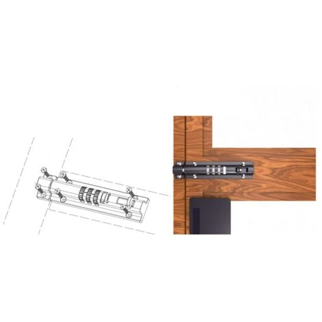 Déstockage Verrou Pour Portail, Verrouillage Par Combinaison Mécanique – Plus Besoin De Clefs – Parfait Pour Portails, Hangars, Tout Espace De Stockage Et Toute Porte(Blanc) 4 Déstockage Verrou Pour Portail, Verrouillage Par Combinaison Mécanique – Plus Besoin De Clefs – Parfait Pour Portails, Hangars, Tout Espace De Stockage Et Toute Porte(Blanc) – Image 4