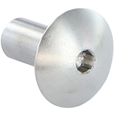 Écrou Relieur Tête Bombee Clé De 4 HC4 M6X15 8.5X18 Inox Conditionnement: Unitaire 1 Écrou Relieur Tête Bombee Clé De 4 HC4 M6X15 8.5X18 Inox Conditionnement: Unitaire