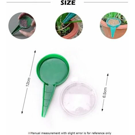 YIDOMDE 2pcs Distributeur De Semences, Outils De Jardin 5 Semoirs à Graines Réglables, Transplanteurs Et Perforateurs De Différentes Tailles 2 YIDOMDE 2pcs Distributeur De Semences, Outils De Jardin 5 Semoirs à Graines Réglables, Transplanteurs Et Perforateurs De Différentes Tailles – Image 2