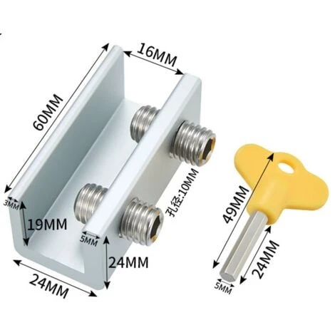 Déstockage 2 Packs Verrou Cale Fenêtre Coulissante Avec Clé Limiteur Cadre Porte Coulissante Réglable En Alliage D'aluminium Sécurité Antivol Pour Sécurité Enfants Pour L'école Dortoir Bureau Domicile 2 Déstockage 2 Packs Verrou Cale Fenêtre Coulissante Avec Clé Limiteur Cadre Porte Coulissante Réglable En Alliage D'aluminium Sécurité Antivol Pour Sécurité Enfants Pour L'école Dortoir Bureau Domicile – Image 2