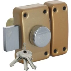 Verrou à Bouton CITY 25 Cylindre De 45mm - ISEO - 10020451