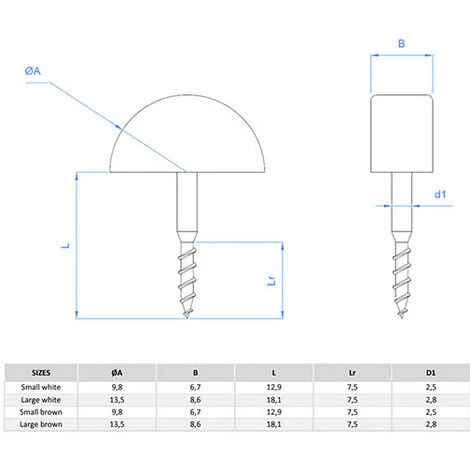200 Clous , Support De Vitrine Marron, Nylon - Grand 2 200 Clous , Support De Vitrine Marron, Nylon - Grand – Image 2