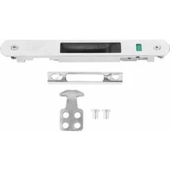 Serrure De Porte Coulissante - Garnitures De Quincaillerie De Verrouillage Simple De Fenêtre De Porte Coulissante En Acier Inoxydable De Ménage -Rapid Soldes Boutique 78386270 4