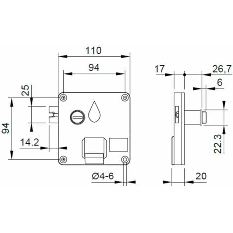 Serrure De Consigne Pour Pièces De Monnaie 1 Euro Casier Fermant à Droite Vestiaire Armoire Atelier Salle De Sport Piscine école 3 Serrure De Consigne Pour Pièces De Monnaie 1 Euro Casier Fermant à Droite Vestiaire Armoire Atelier Salle De Sport Piscine école – Image 3