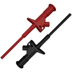 Pince à Crochet De Test Rapide Sonde De Test Flexible Haute Tension Isolée Professionnelle 4mm Prise Banane 1pcs Rouge -Rapid Soldes Boutique 79334747 5