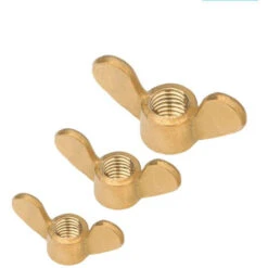 20 Pieces M4 Laiton Papillon Lingot Corne Ecrou Torsade A La Main -Rapid Soldes Boutique 80222298 3