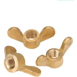 20 Pieces M4 Laiton Papillon Lingot Corne Ecrou Torsade A La Main -Rapid Soldes Boutique 80222298 4