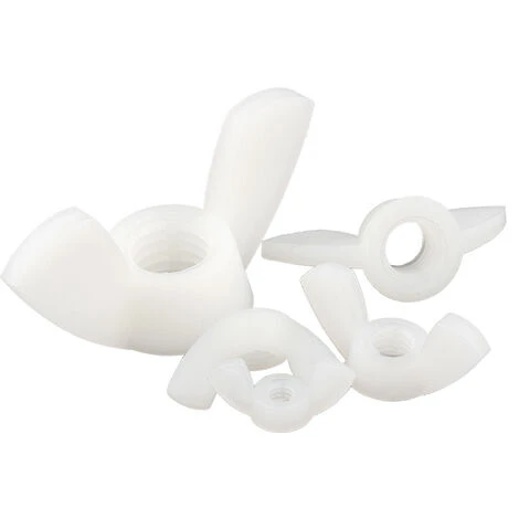 M8 Écrous à Oreilles Nylon Papillon écrou Main Torsion Serrage Attaches Blanc 20pcs 4 M8 Écrous à Oreilles Nylon Papillon écrou Main Torsion Serrage Attaches Blanc 20pcs – Image 4