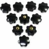 Bouton De Serrage 10pcs M8 De Filetage Femelle En Plastique En Forme D'étoile Bouton Bouton
