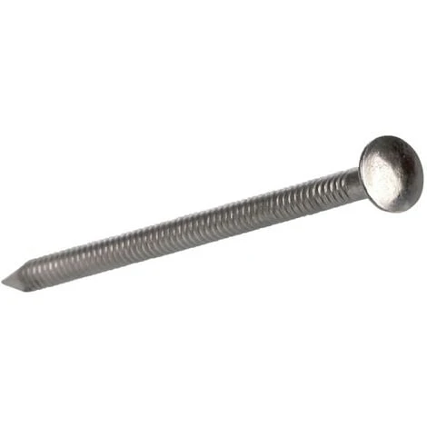 256 Clous Inox A2 2.8 X 75 En Vrac Tête Bombée Crantés 1kg 2 256 Clous Inox A2 2.8 X 75 En Vrac Tête Bombée Crantés 1kg – Image 2