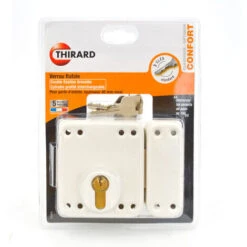 Verrou De Porte Haute Sécurité Rafale Cylindre à Double Entrée 30x60 THIRARD -Rapid Soldes Boutique 82430749 4