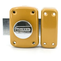 Verrou De Porte Haute Sécurité à Bouton 50 Mm Mystere THIRARD