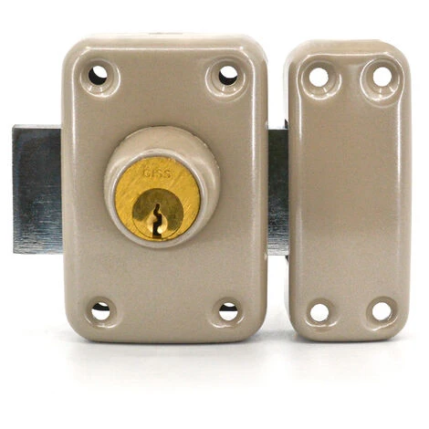 Verrou De Sécurité Avec Cylindre A Double Entrée Pour Porte D'entrée GISS Dimension - 50 Mm 1 Verrou De Sécurité Avec Cylindre A Double Entrée Pour Porte D'entrée GISS Dimension - 50 Mm
