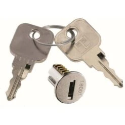 Barillet De Remplacement Pour Serrures LEHMANN Avec 2 Clés Métalliques Profil B1 Insert Cylindre Porte Boîte Aux Lettres Meuble Noyau Verrou Fermeture Sécurité, Série 18301 - 18400