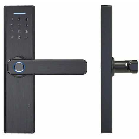 Serrure De Porte électronique WiFi APP Mot De Passe Serrures De Porte Biométriques Intelligentes à Empreintes Digitales Serrure De Porte D'htel à Domicile Sans Clé Numérique 4 Serrure De Porte électronique WiFi APP Mot De Passe Serrures De Porte Biométriques Intelligentes à Empreintes Digitales Serrure De Porte D'htel à Domicile Sans Clé Numérique – Image 4
