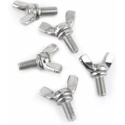 25pcs Ecrou Papillon M6 X25mm Vis à Oreilles Avec Boulon Métrique En Acier Inox 304 Vis à Aile Papillon Vis à Main De Fixation -Rapid Soldes Boutique 87450226 5