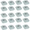 éCrou Carré De T éCrou Coulissant éCrou Coulissant M8 T-Track Travail Du Bois Pour La Fixation 20 PièCes，