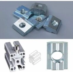 éCrou Carré De T éCrou Coulissant éCrou Coulissant M8 T-Track Travail Du Bois Pour La Fixation 20 PièCes， -Rapid Soldes Boutique 87450833 3