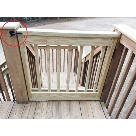 Verrou De Portail Verrouillage Automatique-Serrure Métal à Boulon-Loquet Acier à Gravité Clôture Jardin-Noir-Vis De Fixation Fournis 5 Verrou De Portail Verrouillage Automatique-Serrure Métal à Boulon-Loquet Acier à Gravité Clôture Jardin-Noir-Vis De Fixation Fournis – Image 5