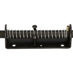 KOTARBAU Verrou à Ressort 480 Mm - Noir - Inoxydable - Poignée En Bois Résistante Aux Intempéries - Avec Ressort -Rapid Soldes Boutique 88141457 3