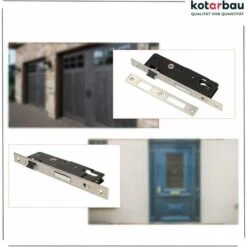 KOTARBAU Serrure à Mortaise 85 X 35 Mm Pour Cylindre Profilé Universel Droit Et Gauche -Rapid Soldes Boutique 88142637 4