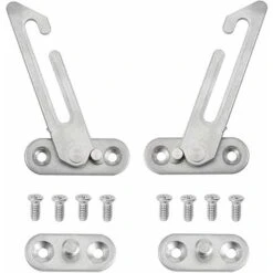 Lot De 2 Entrebâilleurs De Fenêtre UPVC En Acier Inoxydable 304 Avec Crochets Pour Fenêtre De Gauche Et De Droite