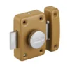 THIRARD - Verrou à Bouton Trident Pour Porte Intérieure, Acier, époxy Bronze