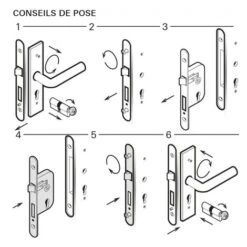 THIRARD - Boitier De Serrure Encastrable à Cylindre Pour Entrée, Axe 50mm, 4 Pênes, Rosaces Ouvertes, Bouts Ronds, Laiton 5 THIRARD - Boitier De Serrure Encastrable à Cylindre Pour Entrée, Axe 50mm, 4 Pênes, Rosaces Ouvertes, Bouts Ronds, Laiton -Rapid Soldes Boutique 8945832 3
