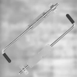 KOTARBAU Verrou à Coulisse Étroit Non Peint 420 Mm Verrou à Boulon Fermeture Pour Porte De Garage Avec Poignée En Caoutchouc -Rapid Soldes Boutique 89692609 5