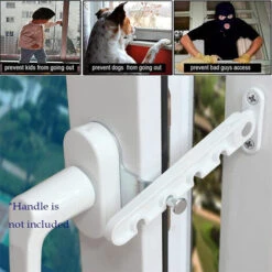 Entrebâilleur De Fenêtre, Limiteur De Fenêtre à Battant, Verrou De Sécurité Pour Les Bébés, Les Enfants, Entrebâilleur De Fenêtre Pour La Maison (1 Pièce) 8 Entrebâilleur De Fenêtre, Limiteur De Fenêtre à Battant, Verrou De Sécurité Pour Les Bébés, Les Enfants, Entrebâilleur De Fenêtre Pour La Maison (1 Pièce) -Rapid Soldes Boutique 91370430 4