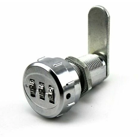 Serrure à Code Serrure Codée D'armoires De Tiroirnumérique Mécanique Code à Combinaison 3 Chiffres En Alliage De Zinc Pour Armoire Placard Tiroir Boîte Aux Lettres 1 Serrure à Code Serrure Codée D'armoires De Tiroirnumérique Mécanique Code à Combinaison 3 Chiffres En Alliage De Zinc Pour Armoire Placard Tiroir Boîte Aux Lettres